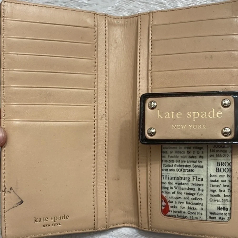 Kate spade black wallet